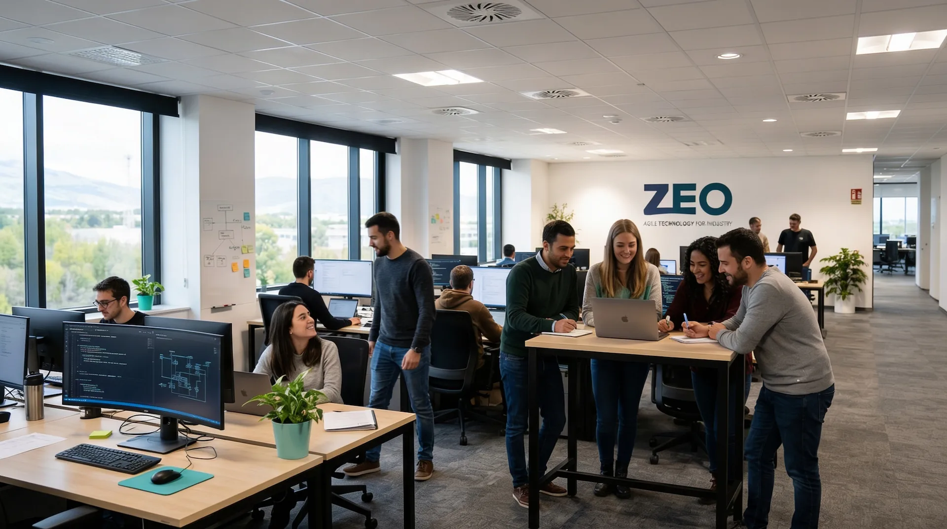 Oficina y equipo de ZEO Technology